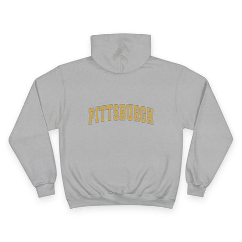 Vintage Classic Pittsburgh - Print on back - Champion Hoodie