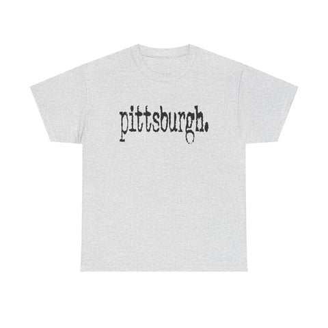Pittsburgh Typewriter Unisex Heavy Cotton Tee