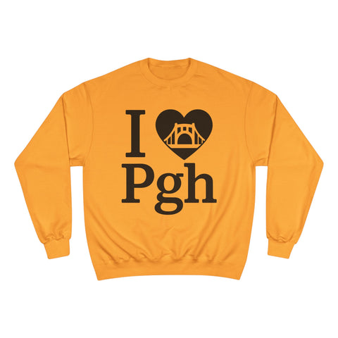 I Love PGH - Champion Sweatshirt