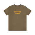 West Wood - The Burgh Neighborhood Series - Unisex Jersey Short Sleeve Tee T-Shirt Printify Heather Olive S 