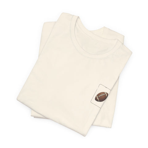 Benchwarmer Dog Football T‑Shirt — "Benched Again Somehow" Graphic Tee
