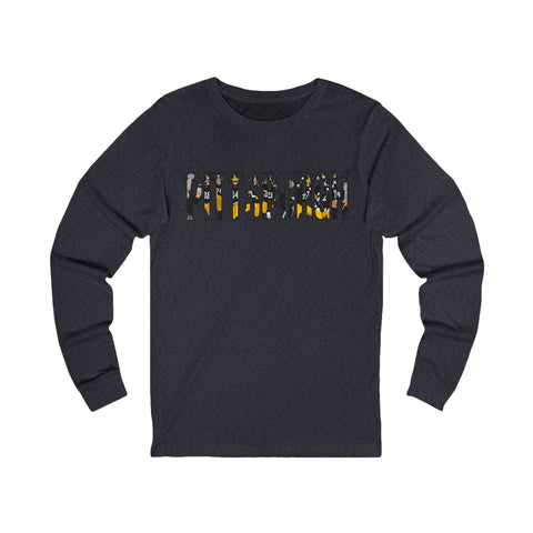 Pittsburgh Football Players - Unisex Long Sleeve Tee
