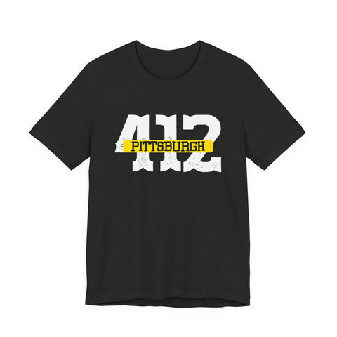 412 Pittsburgh - Unisex Jersey Short Sleeve Tee