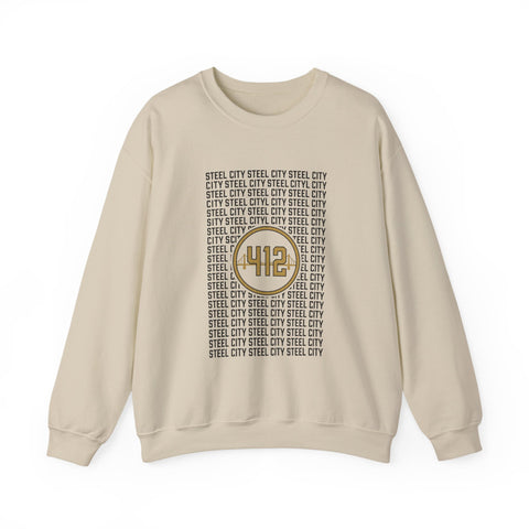 412 Steel City Crewneck Sweatshirt | Pittsburgh