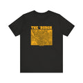 The 'Burgh Retro Map   - Short Sleeve Tee T-Shirt Printify Black Heather S 