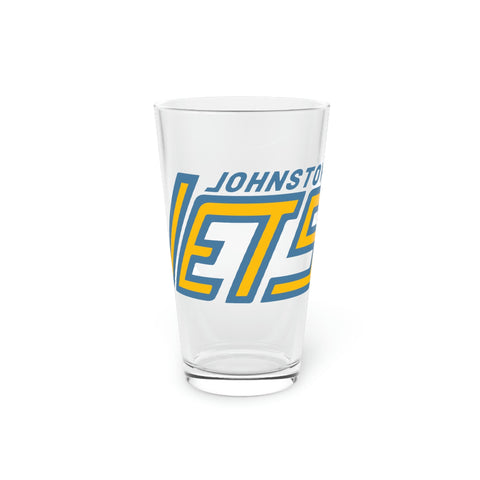 Johnstown Jets Pint Glass  Vintage Ice Hockey 16oz  