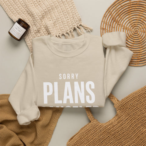 Plans Canceled Sweatshirt — "Sorry Plans Canceled, Football Is On" Crewneck