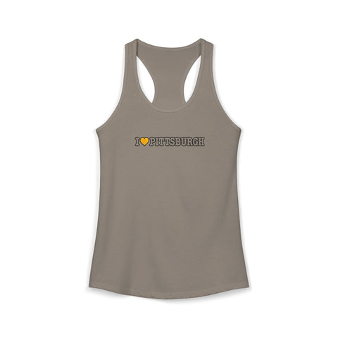 I Love Pittsburgh Women's Ideal Racerback Women's Tank