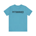 Pittsburgh PITTSBURGHER Short Sleeve T-Shirt T-Shirt Printify Heather Aqua XS 