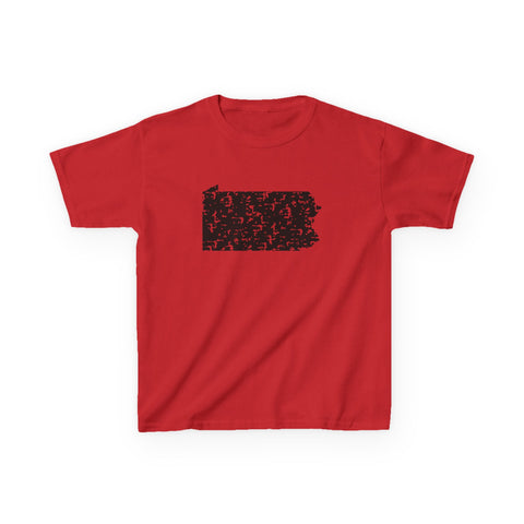 Pennsylvania Grunge - Kids Graphic T-Shirt