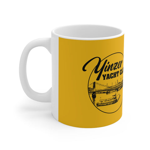 Yinzer Yacht Club  - Pittsburgh Coffee Ceramic Mug 11oz Mug Printify 11oz  