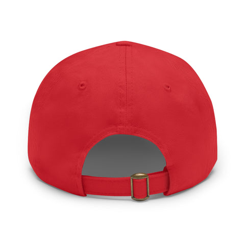 Yinzer Yach Club - Dad Hat with Leather Patch (Round) Hats Printify   