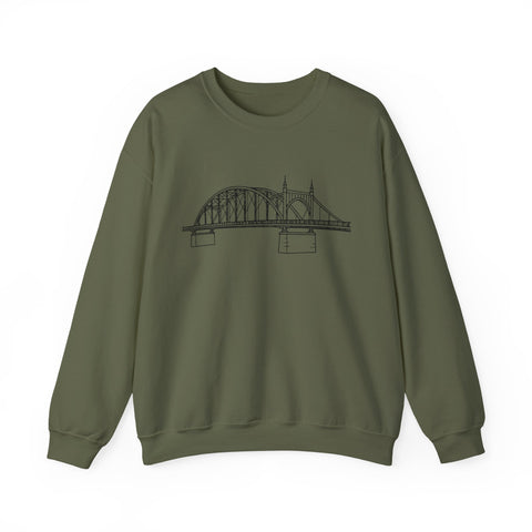 Pittsburgh Bridge Doodle - Heavy Blend™ Crewneck Sweatshirt