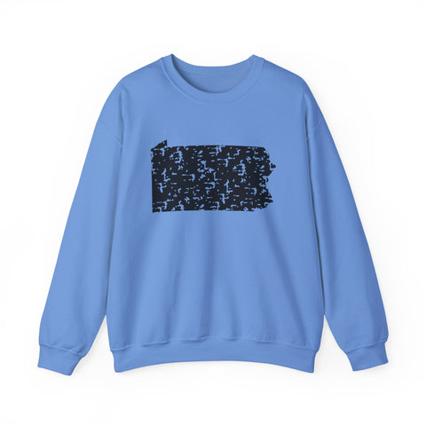 Pennsylvania Grunge - Heavy Blend™ Crewneck Sweatshirt