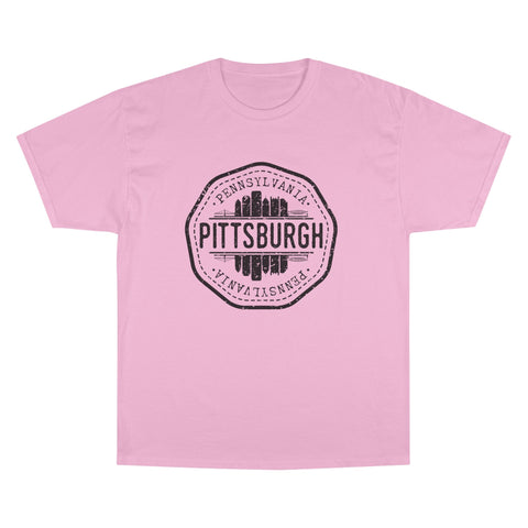 Pittsburgh Vintage Stamp - Champion T-Shirt