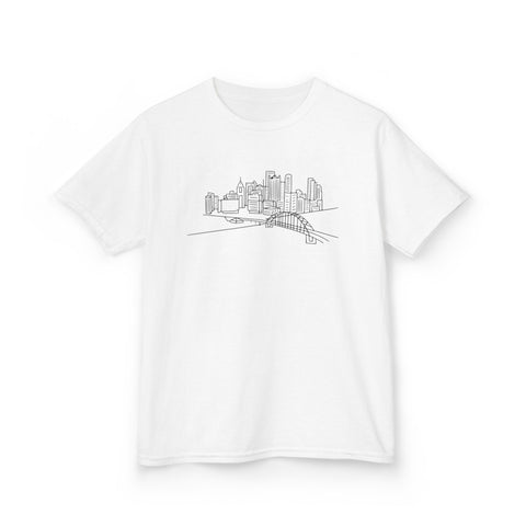 Pittsburgh Skyline - Kids Graphic T-Shirt