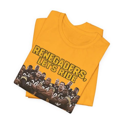 Renegaders Let's Ride Football Team T-Shirt — Vintage Team Photo Tee