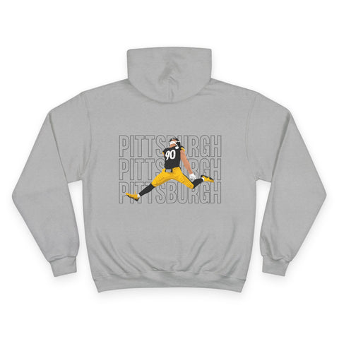 Pittsburgh Victory Jump - Print on back - Champion Hoodie