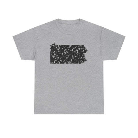 Pennsylvania Grunge - Unisex Heavy Cotton Tee