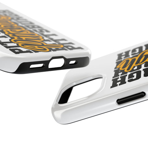 Pittsburgh Typography - iPhone Phone Case Mate Tough
