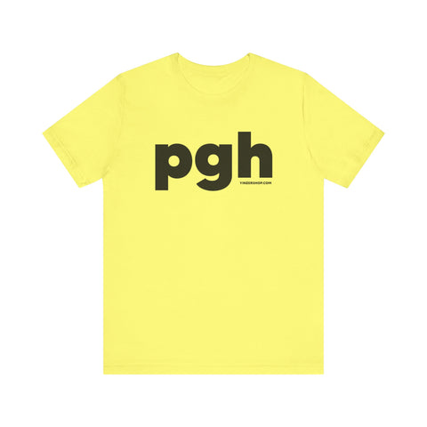 PGH Pittsburgh lowercase T-Shirt - Short Sleeve Tee