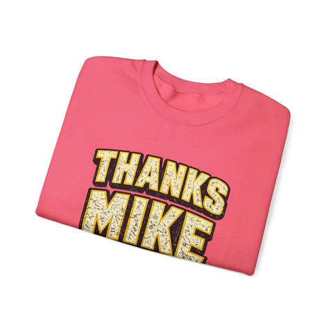 Thanks Mike Tomlin Message on a Heavy Blend™ Crewneck Sweatshirt