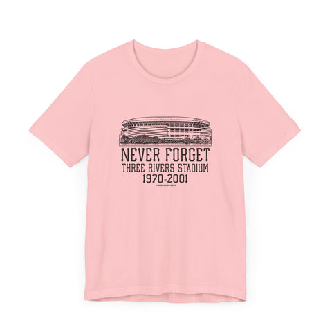 Never Forget: Three Rivers Stadium Retro Tribute T-Shirt