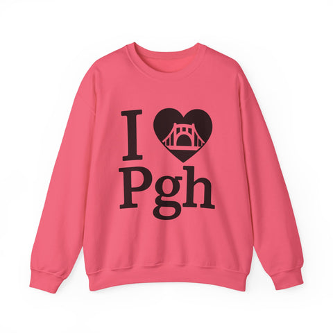 I Love PGH - Heavy Blend™ Crewneck Sweatshirt