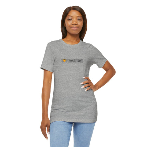 I Loved Pittsburgh Tee — Minimal City Love T-Shirt
