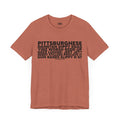 Pittsburghese Word Collage  - Short Sleeve Tee T-Shirt Printify Heather Clay S 