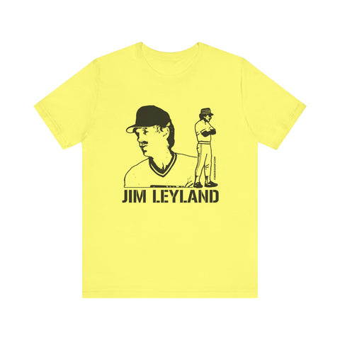 Jim Leyland Legend T-Shirt  - Unisex bella+canvas 3001 Short Sleeve Tee