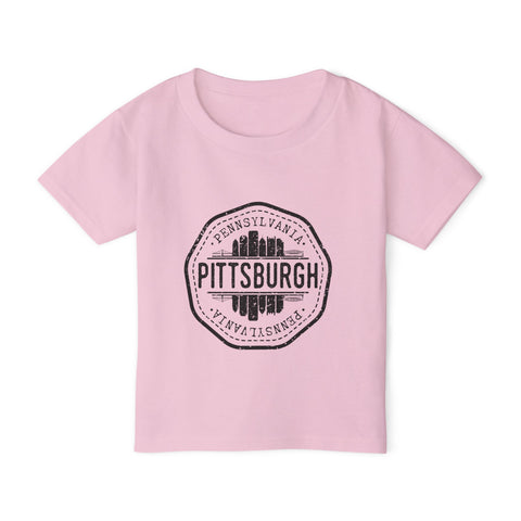 Pittsburgh Vintage Stamp - Toddler T-Shirt