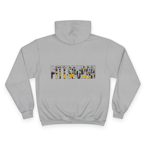 Pittsburgh Football Players - Print on back - Champion Hoodie