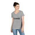 I'm a Pittsburgh Girl - Ladies' V-Neck T-Shirt V-neck Printify