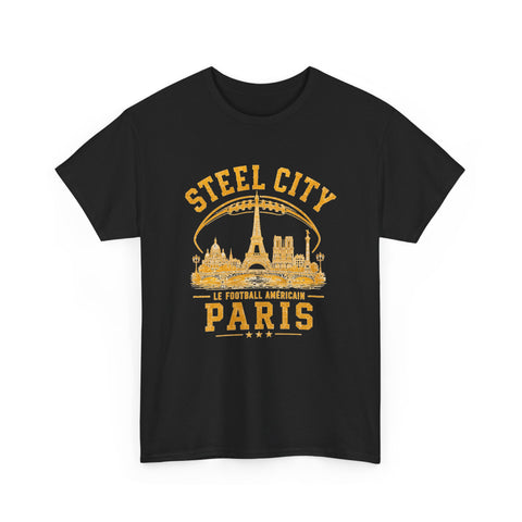 Pittsburgh Steel City Paris 2026 - Unisex Heavy Cotton Tee