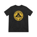 Pittsburgh Yellow Jackets T-Shirt (Tri-Blend Super Light) T-Shirt Vintage Ice Hockey Black Heather XS 