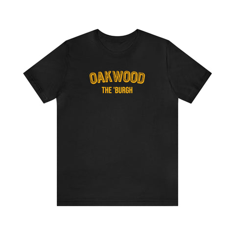 Oakwood - The Burgh Neighborhood Series - Unisex Jersey Short Sleeve Tee T-Shirt Printify Black S 