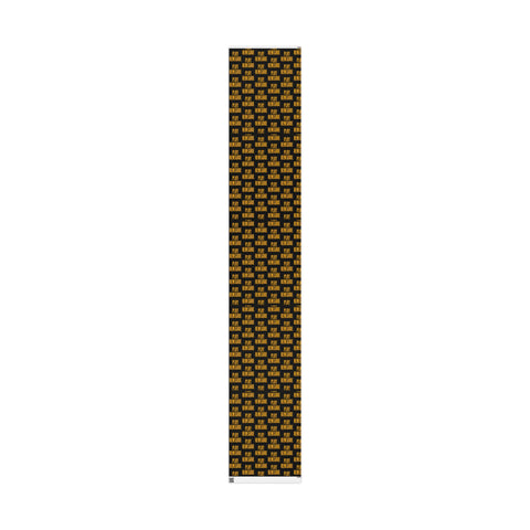 Play Renegade Wrapping Paper Roll — Black & Gold 'Ho Ho Ho' Holiday Gift Wrap