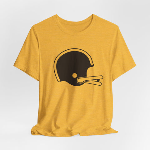 Classic Retro Football Helmet - Unisex Jersey Short Sleeve Tee