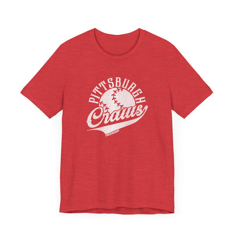 Pittsburgh Craws - Pittsburgh Crawfords - Retro Baseball - Short Sleeve Tee T-Shirt Printify   