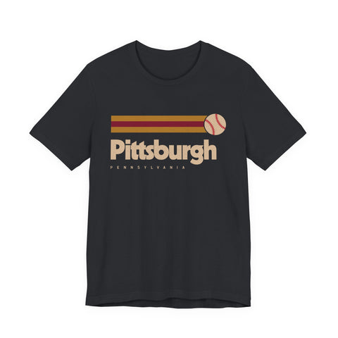 Vintage Pittsburgh Baseball - Unisex Jersey Short Sleeve Tee