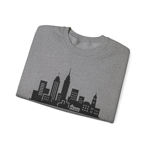 Pittsburgh Skyline Graphic - Heavy Blend™ Crewneck Sweatshirt