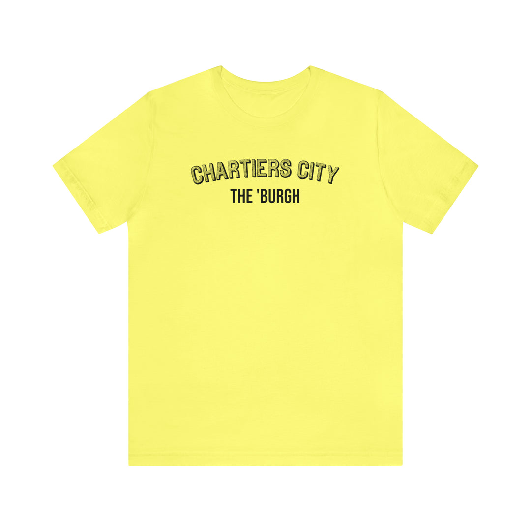 Chartiers City  - The Burgh Neighborhood Series - Unisex Jersey Short Sleeve Tee T-Shirt Printify Yellow S 
