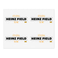 It's Still Heinz Field to Me Sticker - Sheet with 4 per sheet Paper products Printify 11" × 8.5" Transparent Die-Cut