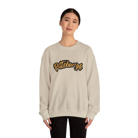 Jagged Pittsburgh Heavy Blend™ Crewneck Sweatshirt