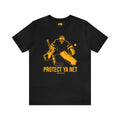Protect Ya Net - Hockey - Short Sleeve Tee T-Shirt Printify Black S 