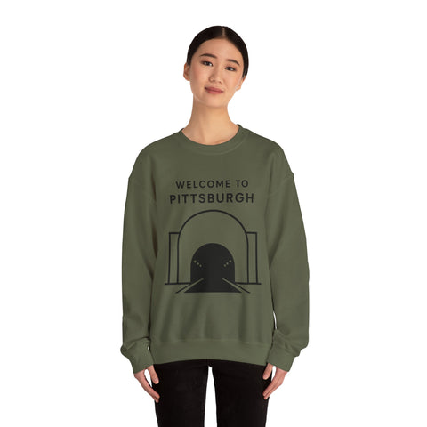 Welcome to Pittsburgh Tunnel - Heavy Blend™ Crewneck Sweatshirt