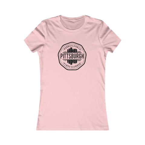 Pittsburgh Vintage Stamp - Women's Favorite Tee