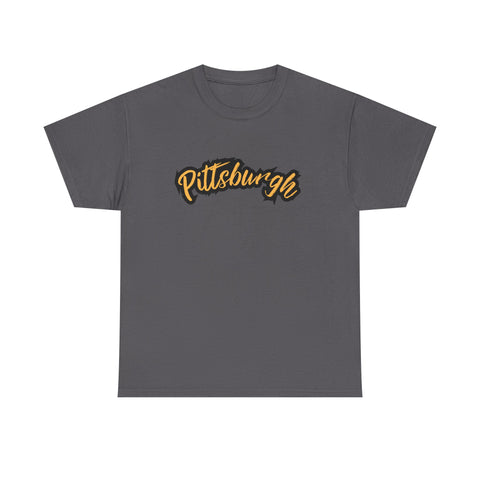 Pittsburgh Grunge - Unisex Heavy Cotton Tee