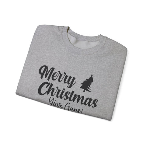 Merry Christmas Yinz! - Heavy Blend™ Crewneck Sweatshirt
